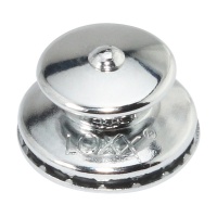 Кнопка цанговая типа "Tenax" хромированная латунь, ткань до 6 мм