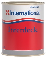 Палубная краска «INTERDECK», 750 мл, кремовая.