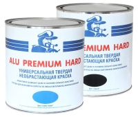 Твердая необрастающая краска "Мореман Alu Premium Hard", 2,4 л, черная