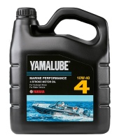 Минеральное масло Yamalube 4, SAE 10W-40, для 4Т ПЛМ, 4 л