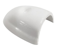 Торцевая накладка для привального бруса 30 мм, белая