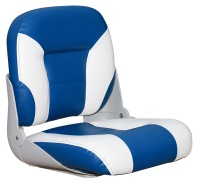 Сиденье типа «Sport low back», белое с синим