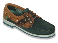 Яхтенные туфли «Clipper». Размер: 38. Цвет: темно-зеленый с коричневым.