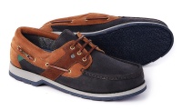 Туфли Clipper, синие с коричневым, размер UK7