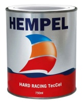 Необрастающая краска Hard Racing TecCel, голубая, 0,75 л