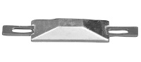Анод цинковый прямоугольный с крепежной пластиной