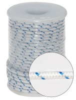 Шпагат полипропиленовый, 3 мм х 20 м, белый с  синей маркирующей нитью