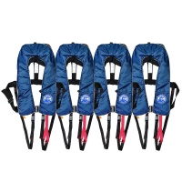 Комплект из 4 автоматических жилетов "Мореман Комфорт", синие