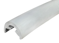 Привальный брус, 40 мм, серый