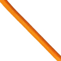 Шнур эластичный плетеный, ПП (Плотного плетения), 16 прядный,  диаметр 8мм,  Оранжевый.