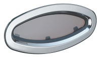 Иллюминатор, нерж. сталь, круглый 250 мм, открывающийся, хромированная рамка
