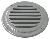 Вентиляционная решетка круглая с козырьком, 102 мм