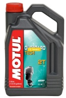 Полусинтетическое моторное масло MOTUL Outboard Tech 2T, 5 л