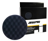 Диск полировальный поролоновый JETA PRO мягкий, рельефный, черный, 150x25 мм